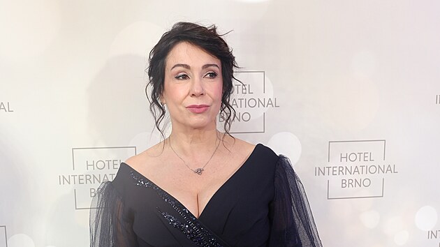 Nela Boudová na brněnském Plese v Intru (22. února 2025)