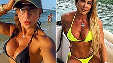 Andrea jako babi�ka nevypadá, p�esto jí je.