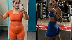 Pravidelné posilování �en� kompletn� prom�nilo postavu.