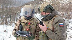 Ru�tí sapé�i v Kurské oblasti (11. února 2025)