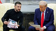 Sch�zka amerického prezidenta Donalda Trumpa a ukrajinského prezidenta...