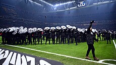 Policejní opat�ení po utkání mezi Galatasaray a Fenerbahce.