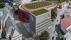 V Jihlav� by m�la do �íjna 2025 vyr�st Horácká multifunk�ní arena, hala za 1,9...