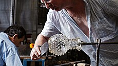 Návtvníci eského pavilonu budou pít z kiálového skla z Moravy