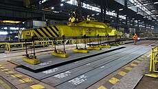 Hotové plechy pipravené na expedici