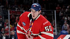 NEVÝRAZNÝ A PODCE�OVANÝ. Kanadský branká� Jordan Binnington (50) ale kritiky...