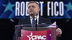 Slovenský premiér Robert Fico pronesl projev na konferenci konzervativc� CPAC....