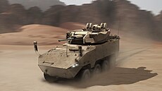 Vizualizace nové generace obrn�nce Pandur 8x8 EVO