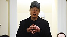 Americký miliardá Elon Musk se zúastnil prvního zasedání vlády amerického...