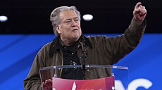 Bývalý poradce amerického prezidenta Donalda Trumpa Steve Bannon na...