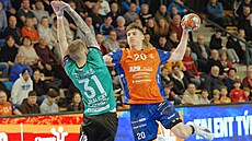 Momentka z extraligového utkání Plzn� proti Karviné.