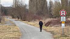 Stezku na levém b�ehu �eky Úslavy m�sto v sobotu otev�e aut�m do 3,5 tuny jako...