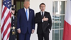 Francouzský prezident Emmanuel Macron se v Bílém dom� setkal s americkým...