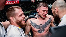 Robo Puka po výhe nad Davidem Kozmou