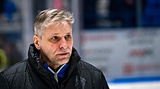 Kladno, 20. 2. 2025. Rytíi Kladno - HC koda Plze. Josef Janda, trenér Plzn.