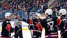 Chomutov, 26. 2. 2025. První hokejová liga, Piráti Chomutov - Stadion...