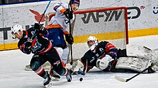 Chomutov, 26. 2. 2025. První hokejová liga, Piráti Chomutov - Stadion...