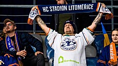 Chomutov, 26. 2. 2025. První hokejová liga, Piráti Chomutov - Stadion...