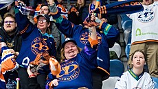 Chomutov, 26. 2. 2025. První hokejová liga, Piráti Chomutov - Stadion...