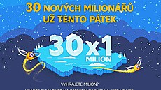 Díky Sportce dnes v jeden den p�ibude v �esku minimáln� t�icet nových milioná��.