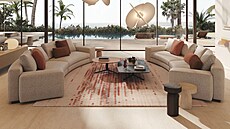 Sedací nábytek dnes hraje v obývacích prostorách prim.