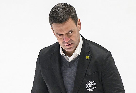 Trenér Karel Mlejnek z Litvínova.