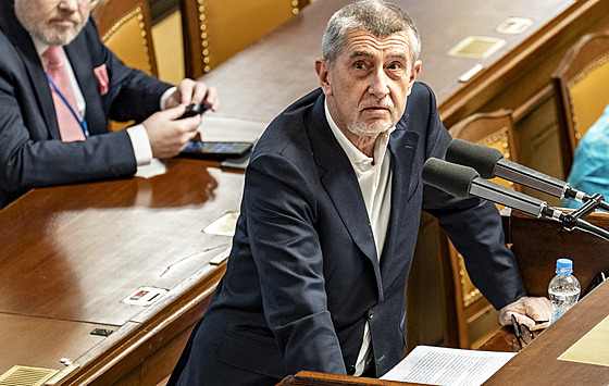 Andrej Babi, pedseda hnutí ANO.
