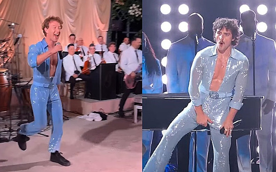 Mark Zuckeberg na narozeniny své �eny oblékl kostým, v n�m� na cenách Grammy...