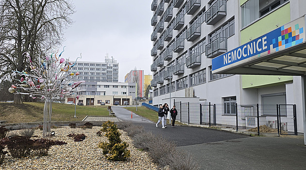 Stávající vchod do nemocnice v eské Líp