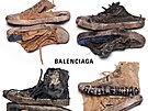 Zám�rn� �obno�ený� vzhled se u Balenciagy objevuje �asto. Pon�kud extrémn�j�í...