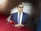 Tisková konference ODS. Na snímku ministr zahrani�í Jan Lipavský, který bude na...