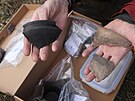 Artefakty nalezen pi archeologickch pracch na stavebnm pozemku v Opav -...