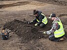 Archeologick prce Slezskho zemskho muzea na stavebnm pozemku v Opav -...