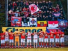 Varnsdorf, 9. 3. 2025, 2. fotbalová liga FK Varnsdorf - Zbrojovka Brno. Kotel...
