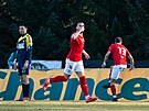 Varnsdorf, 9. 3. 2025, 2. fotbalová liga FK Varnsdorf - Zbrojovka Brno. Adam...