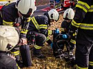 U poru domku v Jaromi hasii zasahovali v dchacch pstrojch. (4. bezna...