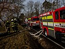 U poru domku v Jaromi hasii zasahovali v dchacch pstrojch. (4. bezna...