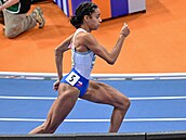 �tvrtka�ka Lurdes Gloria Manuel b�í pro postup v semifinále halového ME v...