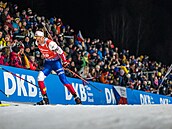 Joná� Mare�ek bojuje ve sprintu v Novém M�st� na Morav�.