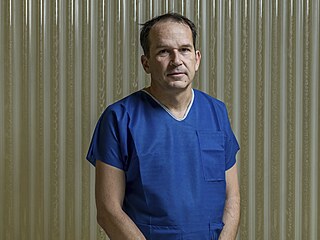 Pednosta kliniky popálenin FNKV Robert Zajíek (22. ledna 2025)