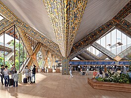 V roce 2040 by u� obslu�nost nového Mezinárodního leti�t� Gelephu m�la být...