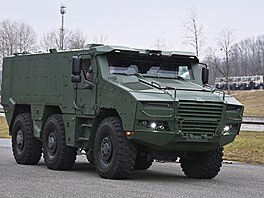 Obrnné vozidlo Tadeas 6x6 od spolenosti Tatra Defence Vehicle, 26. února...