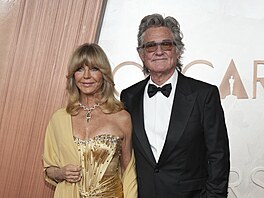 Goldie Hawnová a Kurt Russell na Oscarech v Los Angeles (2. bezna 2025)