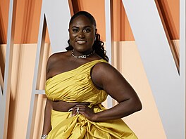 Danielle Brooksová na Vanity Fair Oscar Party v Los Angeles 