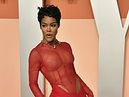 Teyana Taylorová na Vanity Fair Oscar Party v Los Angeles (2. b�ezna 2025)