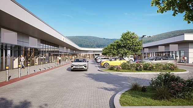 Nov dvoupatrov retail park na severnm okraji Brna nabdne 21 obchod vetn potravin, mdy, hrakstv, chovatelskch poteb, drogerie nebo lkrny.