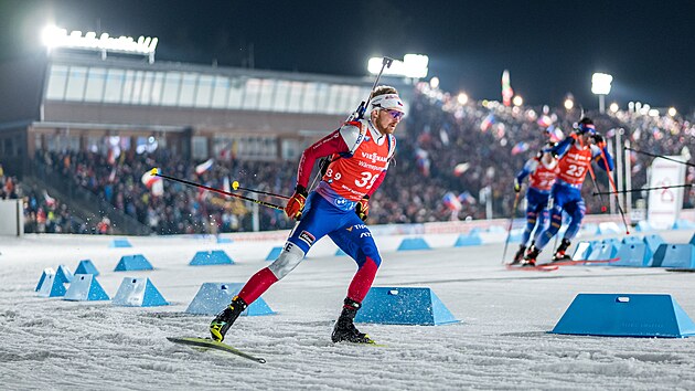 V�t�zslav Hornig b�hem sprintu v Nov�m M�st� na Morav�.