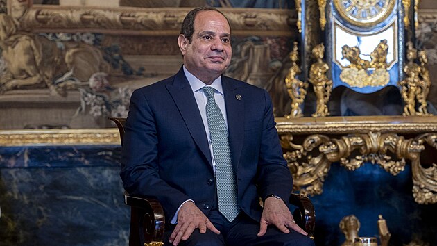 Egyptsk prezident Abdal Fatth Ss (19. nora 2025)