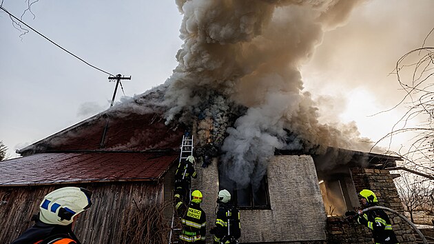 Shoel domek v jaromsk ulici Na Brdcch. (4. bezna 2025)