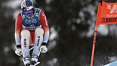 Franjo von Allmen na trati sjezdu v Kvitfjellu.